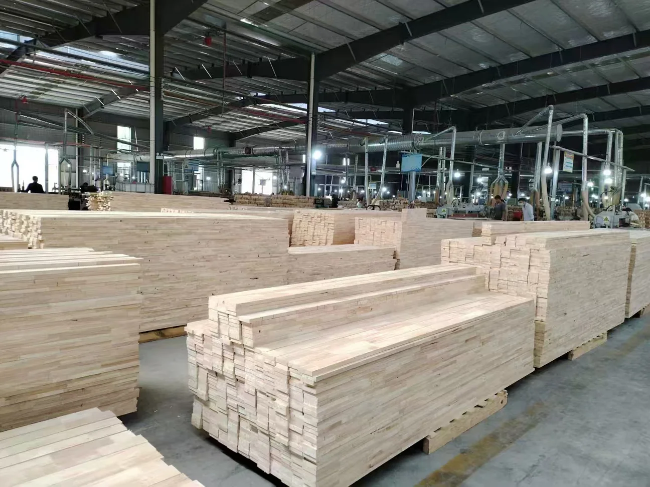 Solid-wood panel workshop illustrating custom material and furniture development