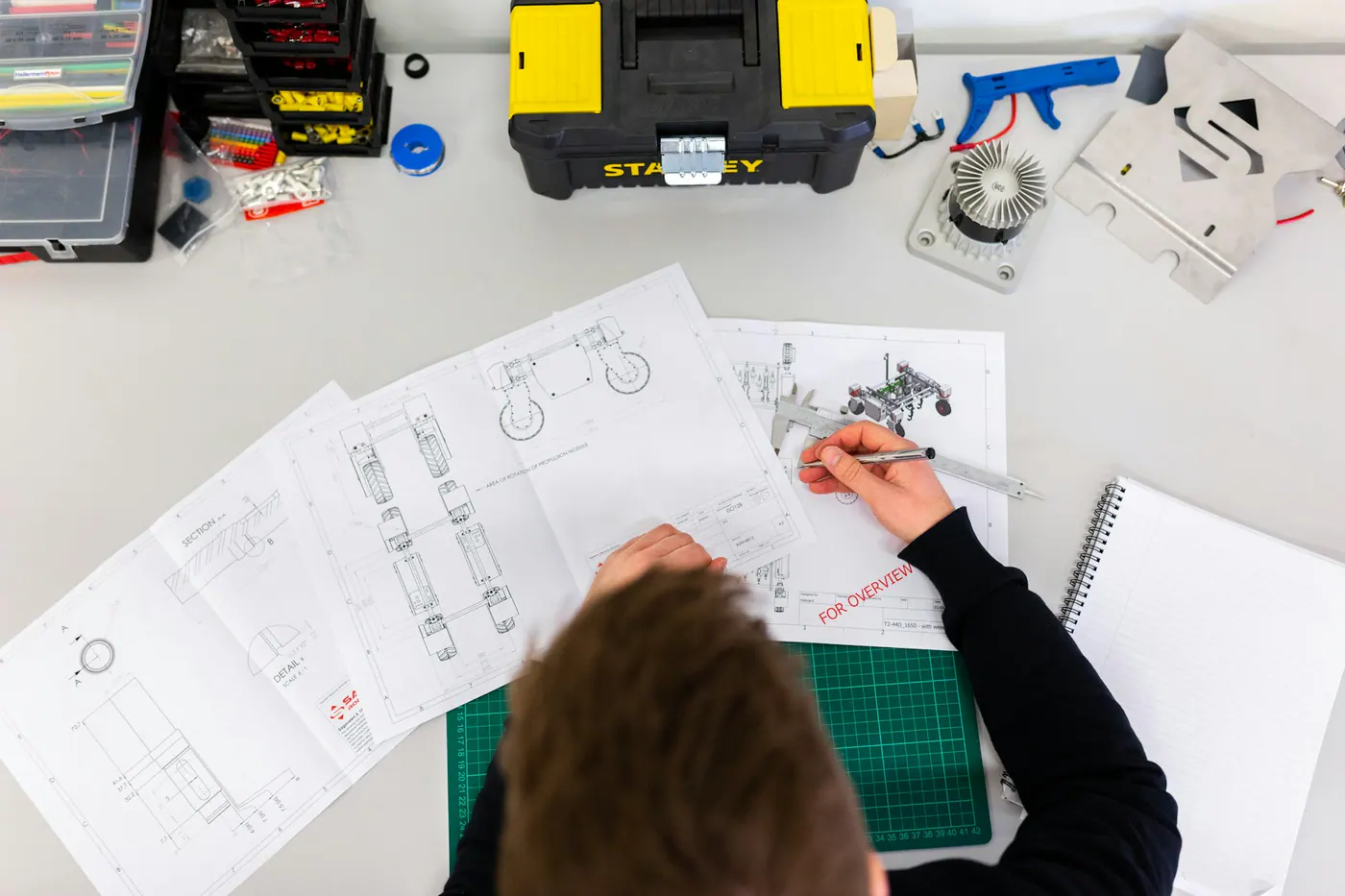 Product engineering drawings and development workbench