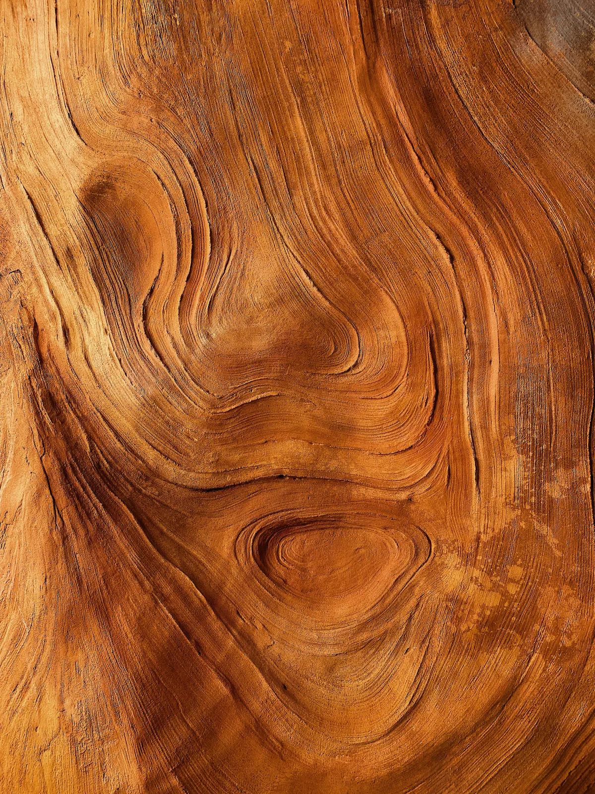 Close view of natural timber grain